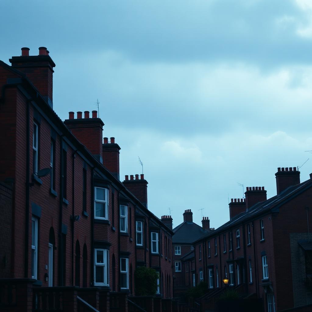 Residential streets in Heaviley, Stockport